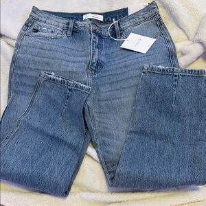 KanCan Women's Straight Leg Jeans - Blue